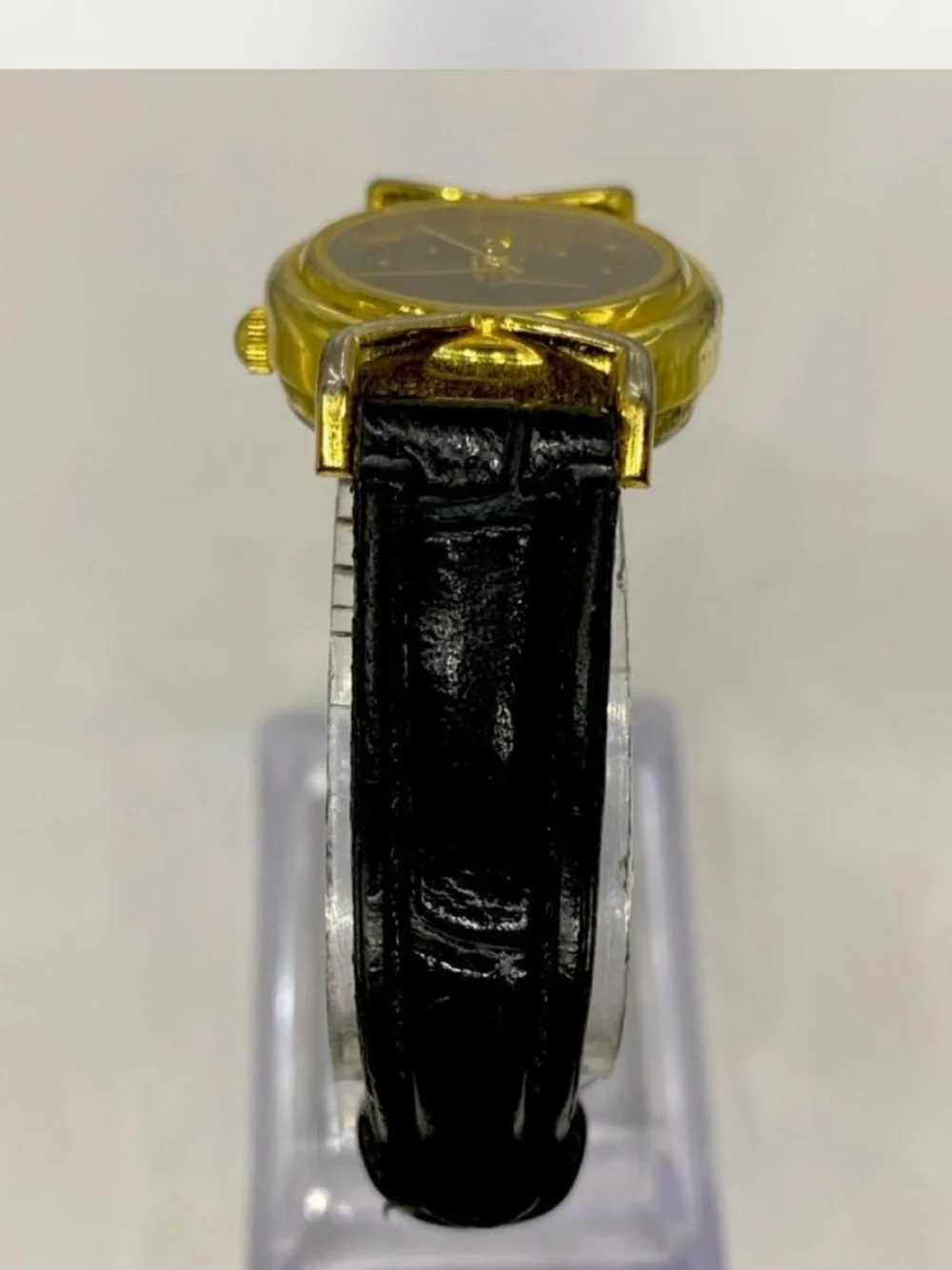 *** Milani  ^^^ Black /   Gold Women's Dress Watch *^*
